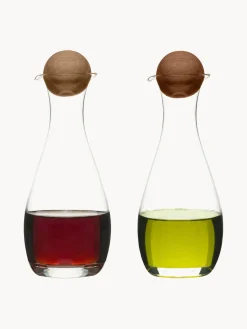 Sale Aceitera y vinagrera de vidrio soplado Eden, 2 uds. Aceiteras Y Vinagreras|Aceiteras Y Vinagreras