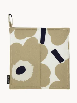 Textiles De Cocina Y Manteles|Textiles De Cocina>Marimekko Agarradera de algodón Pieni Unikko Blanco crema, beige, negro