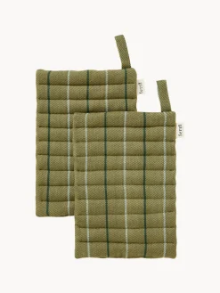 Textiles De Cocina Y Manteles|Textiles De Cocina></noscript>Ferm Living Agarraderas de algodón ecológico Ito, 2 uds. Tonos verdes