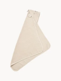 Decoración Infantil|Textiles De Baño Infantiles></noscript>Liewood Albornoz con capucha de algodón ecológico Albert Blanco crema