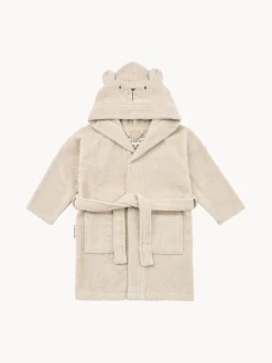 Textiles De Baño Infantiles|Decoración Infantil>Liewood Albornoz de algodón ecológico Lily Blanco crema