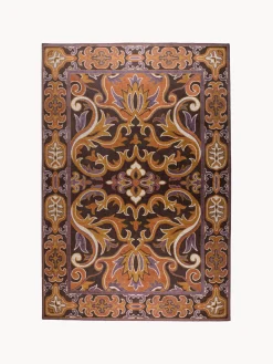 New Alfombra artesanal baja Bashmira Rectangular|Alfombras Rectangulares