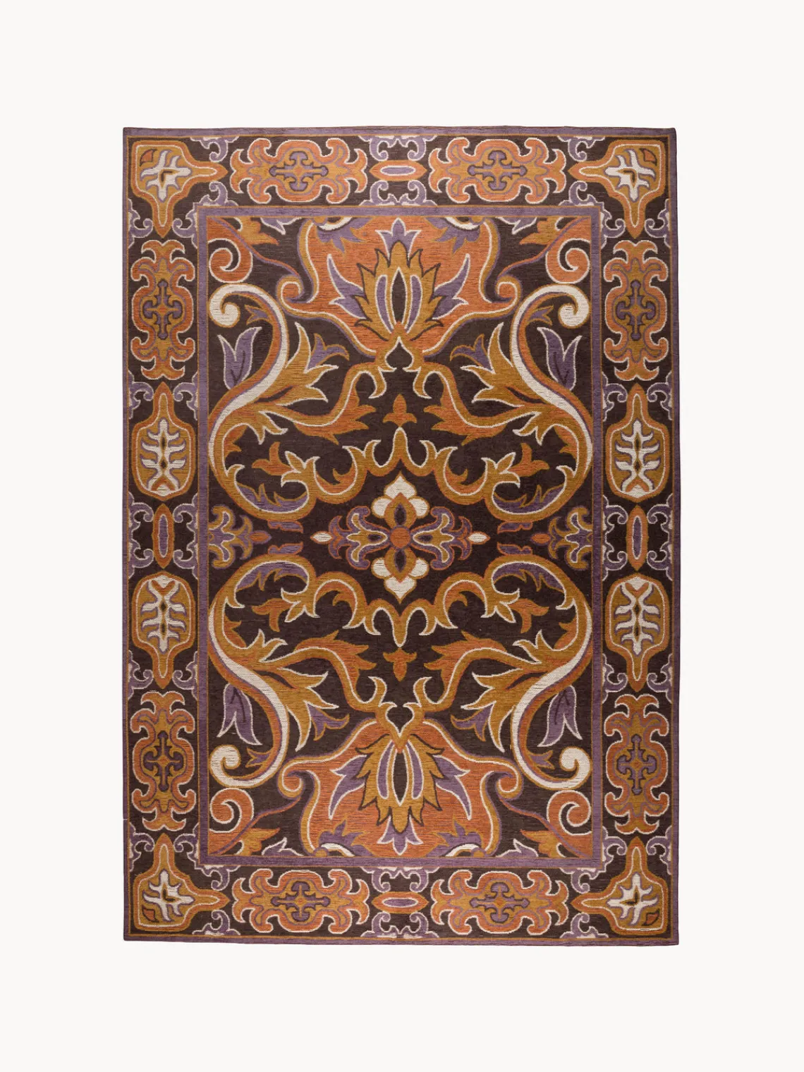 New Alfombra artesanal baja Bashmira Rectangular|Alfombras Rectangulares