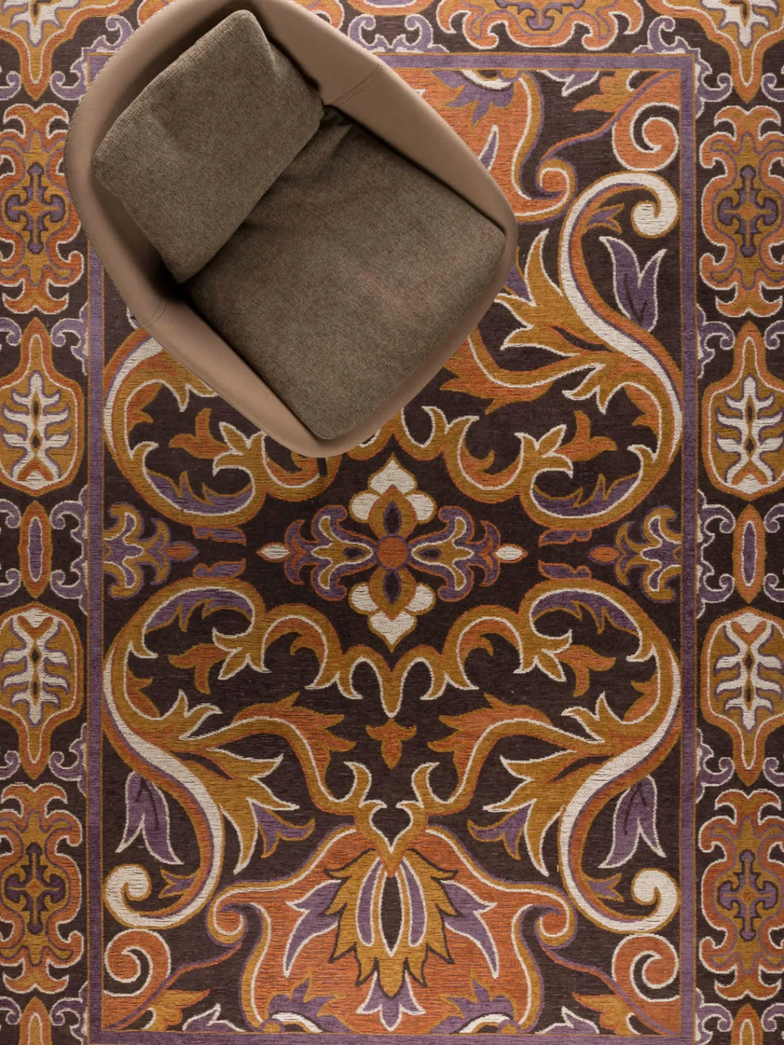 New Alfombra artesanal baja Bashmira Rectangular|Alfombras Rectangulares