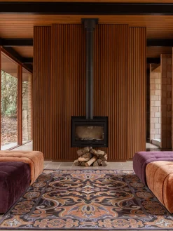 New Alfombra artesanal baja Bashmira Rectangular|Alfombras Rectangulares