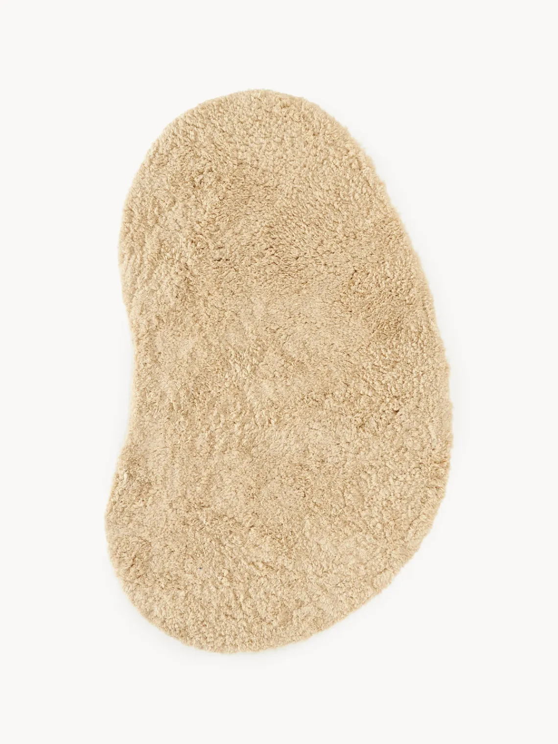 Alfombras Rectangulares|Alfombras>Westwing Collection Alfombra artesanal con forma orgánica Tully Beige
