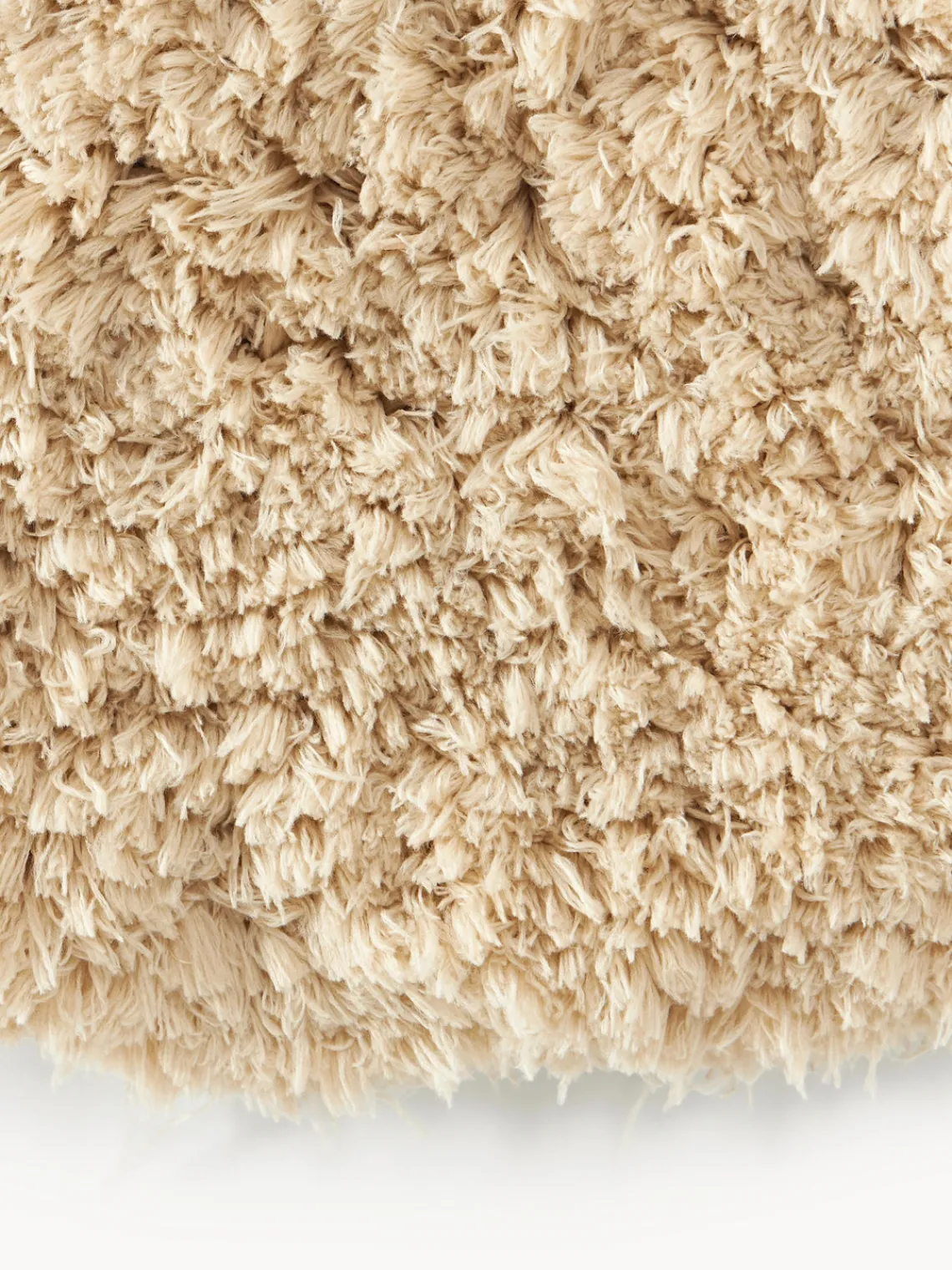 Alfombras Rectangulares|Alfombras>Westwing Collection Alfombra artesanal con forma orgánica Tully Beige