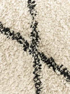 Best Alfombra artesanal de algodón con flecos Bina Rectangular|Alfombras Rectangulares