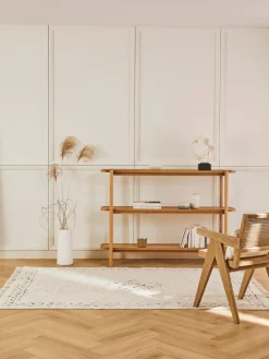 Rectangular|Alfombras Rectangulares>Westwing Collection Alfombra artesanal de algodón con flecos Flonn