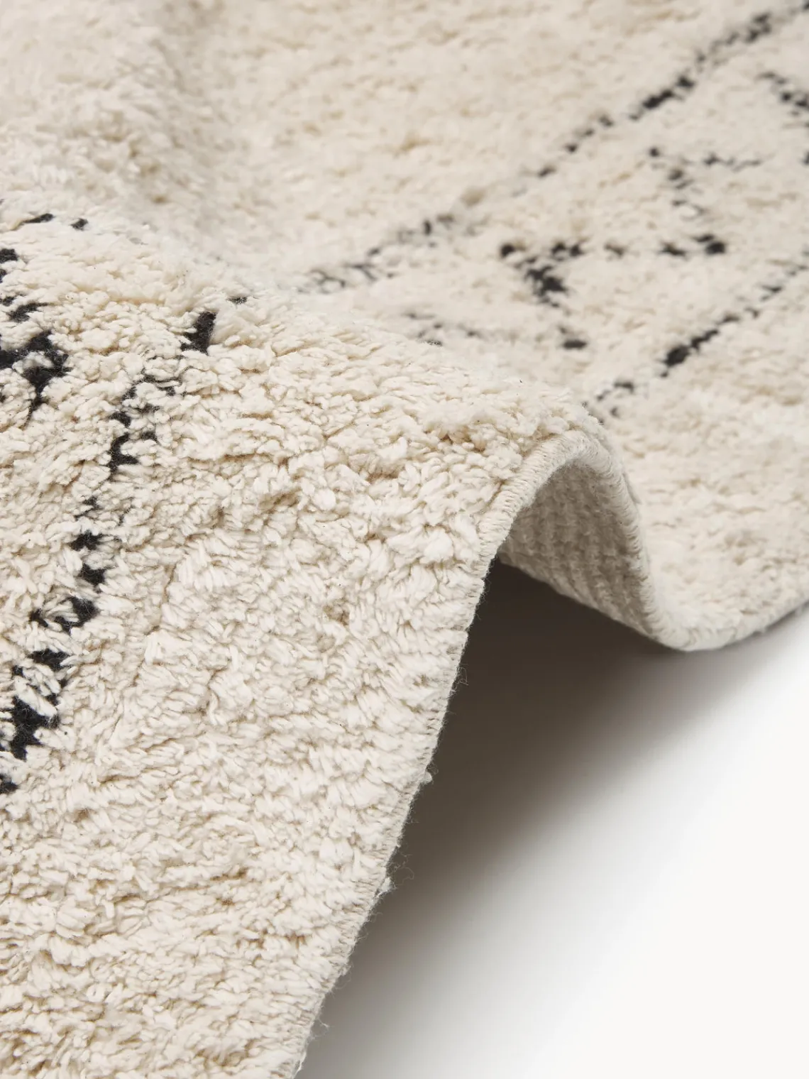 Rectangular|Alfombras Rectangulares>Westwing Collection Alfombra artesanal de algodón con flecos Flonn