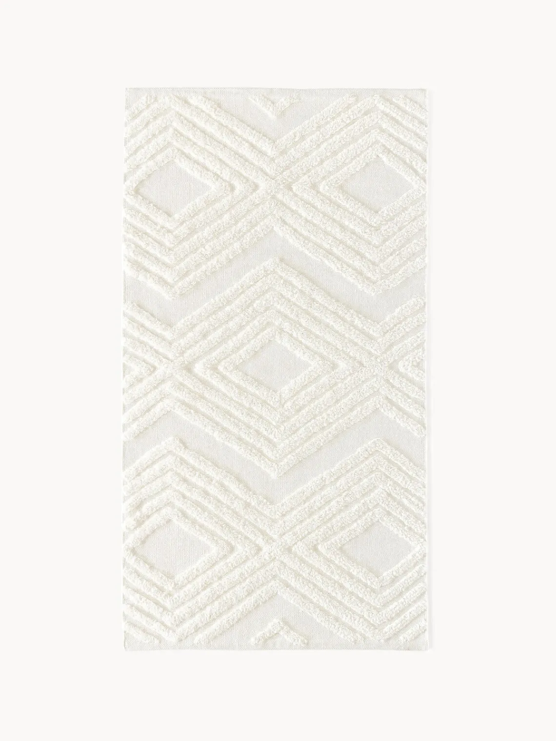 Rectangular|Alfombras Rectangulares>Westwing Collection Alfombra artesanal de algodón texturizada Ziggy