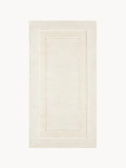 Rectangular|Alfombras Rectangulares>Westwing Collection Alfombra artesanal de algodón texturizada Dania Blanco crema