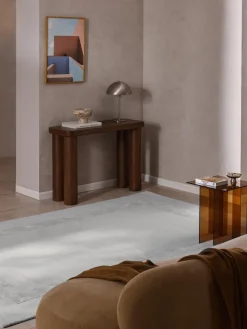 Rectangular|Alfombras Rectangulares>Westwing Collection Alfombra artesanal de algodón texturizada Dania Gris claro