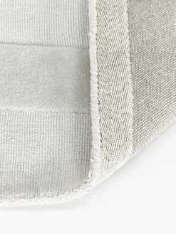 Rectangular|Alfombras Rectangulares></noscript>Westwing Collection Alfombra artesanal de algodón texturizada Dania Gris claro