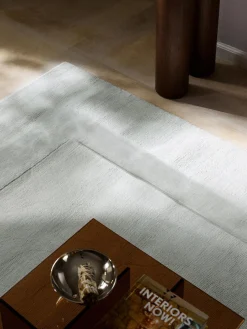 Rectangular|Alfombras Rectangulares></noscript>Westwing Collection Alfombra artesanal de algodón texturizada Dania Gris claro