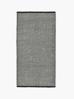 Rectangular|Alfombras Rectangulares>Westwing Collection Alfombra artesanal de lana Amaro Negro, blanco crema