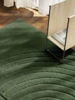 Rectangular|Alfombras Rectangulares>Westwing Collection Alfombra artesanal de lana Mason Verde oscuro