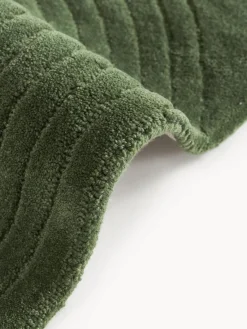 Rectangular|Alfombras Rectangulares></noscript>Westwing Collection Alfombra artesanal de lana Mason Verde oscuro