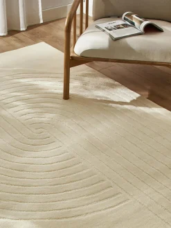 Alfombra artesanal de lana Mason Rectangular|Alfombras Rectangulares