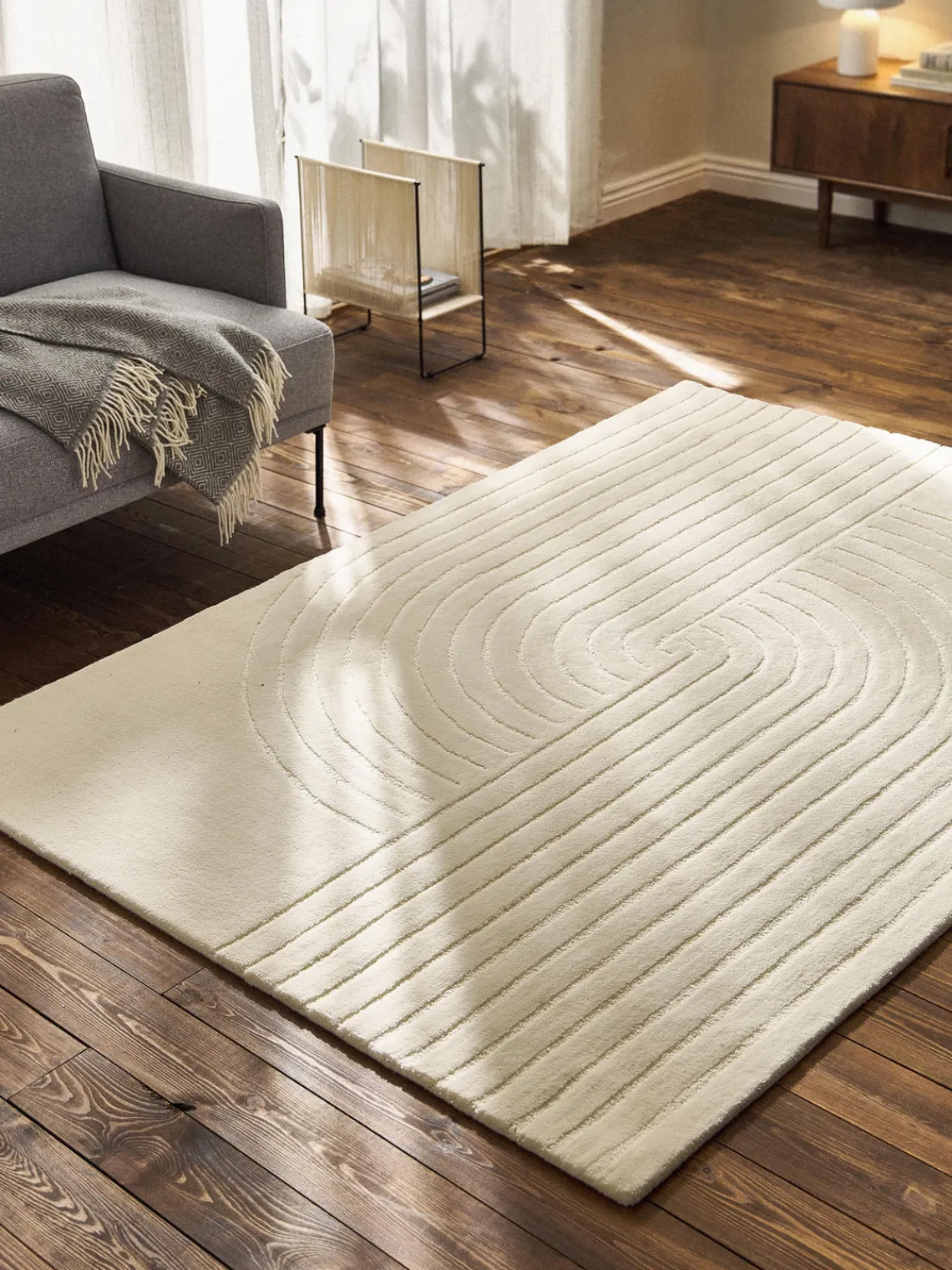 Alfombra artesanal de lana Mason Rectangular|Alfombras Rectangulares