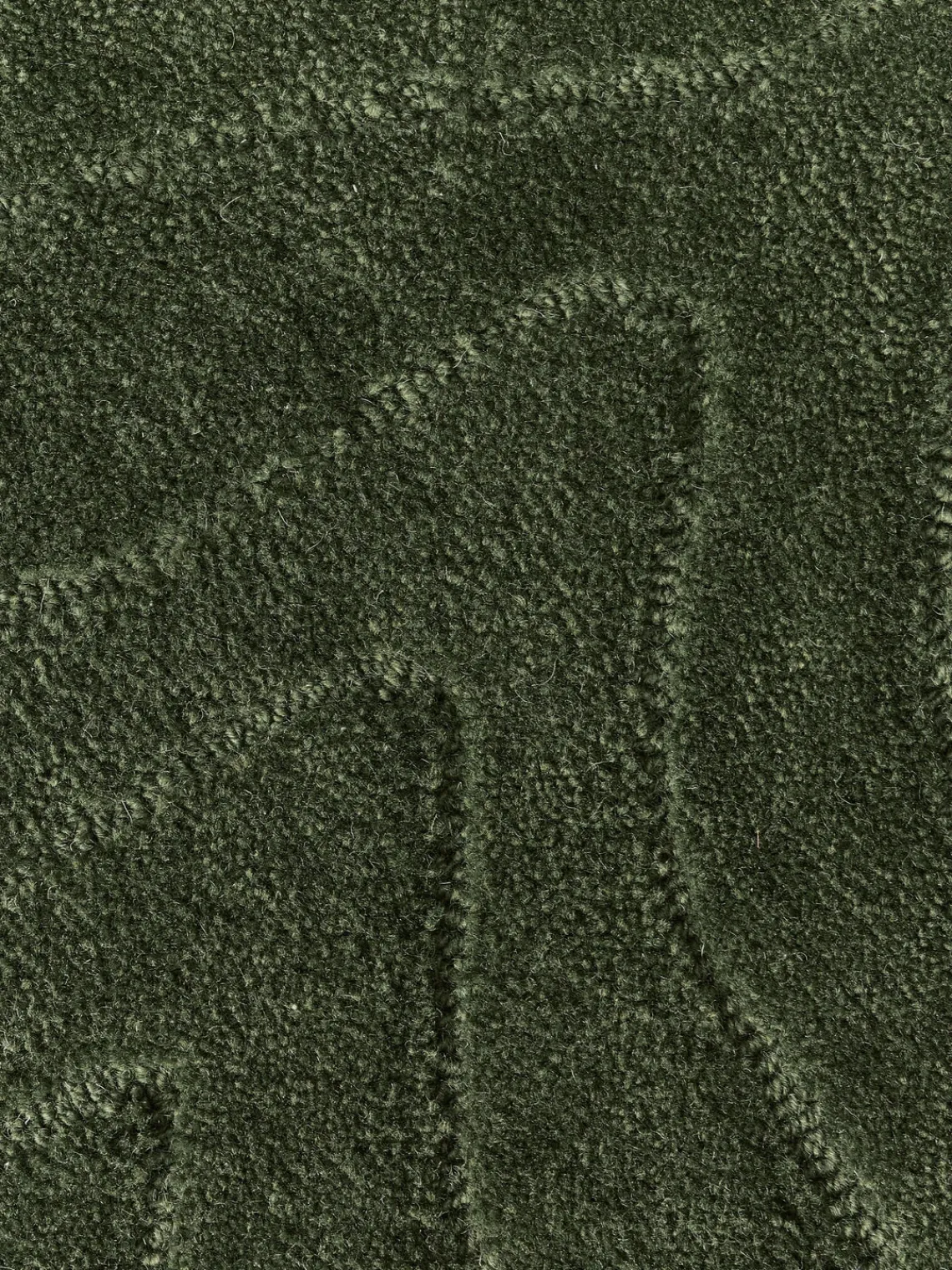 Rectangular|Alfombras Rectangulares>Westwing Collection Alfombra artesanal de lana Aaron Verde oscuro