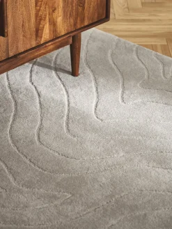 Online Alfombra artesanal de lana Aaron Rectangular|Alfombras Rectangulares