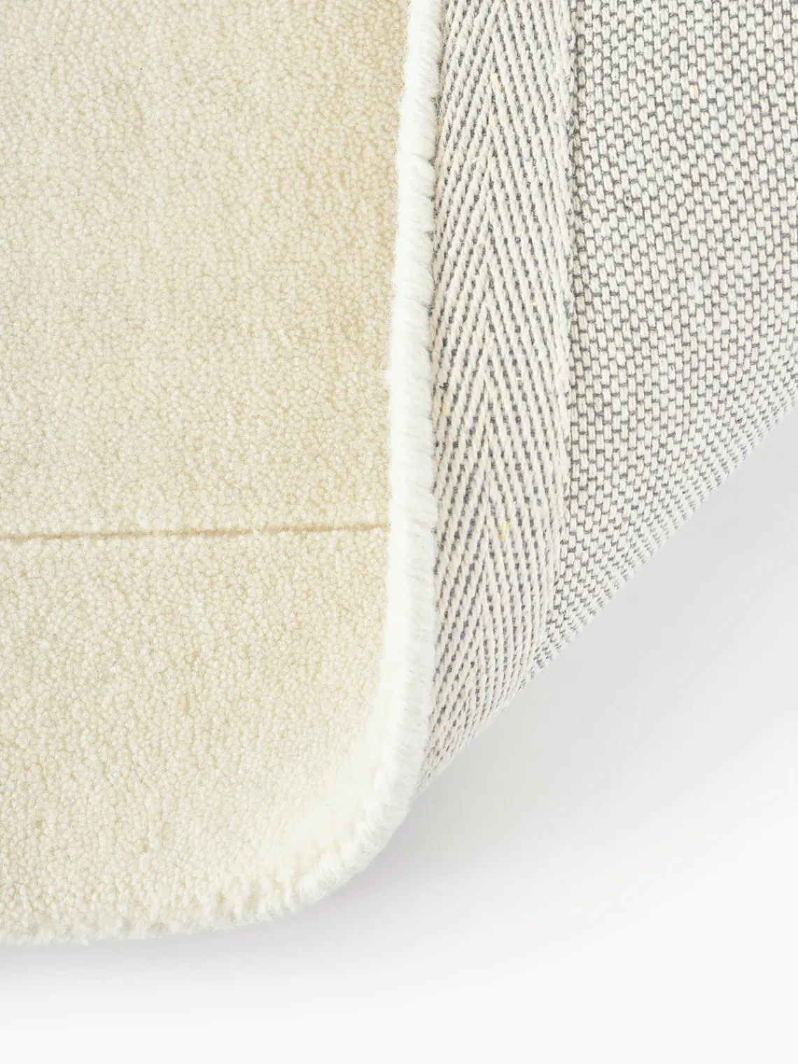 Clearance Alfombra artesanal de lana Ezra Rectangular|Alfombras Rectangulares