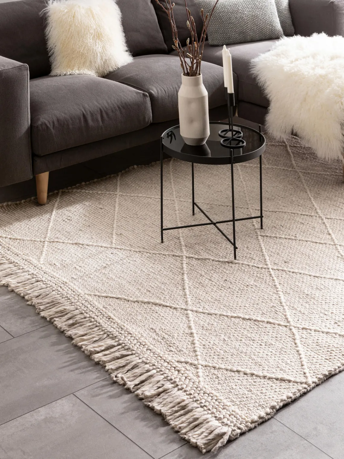 Rectangular|Alfombras Rectangulares>benuta Alfombra artesanal de lana Daphne