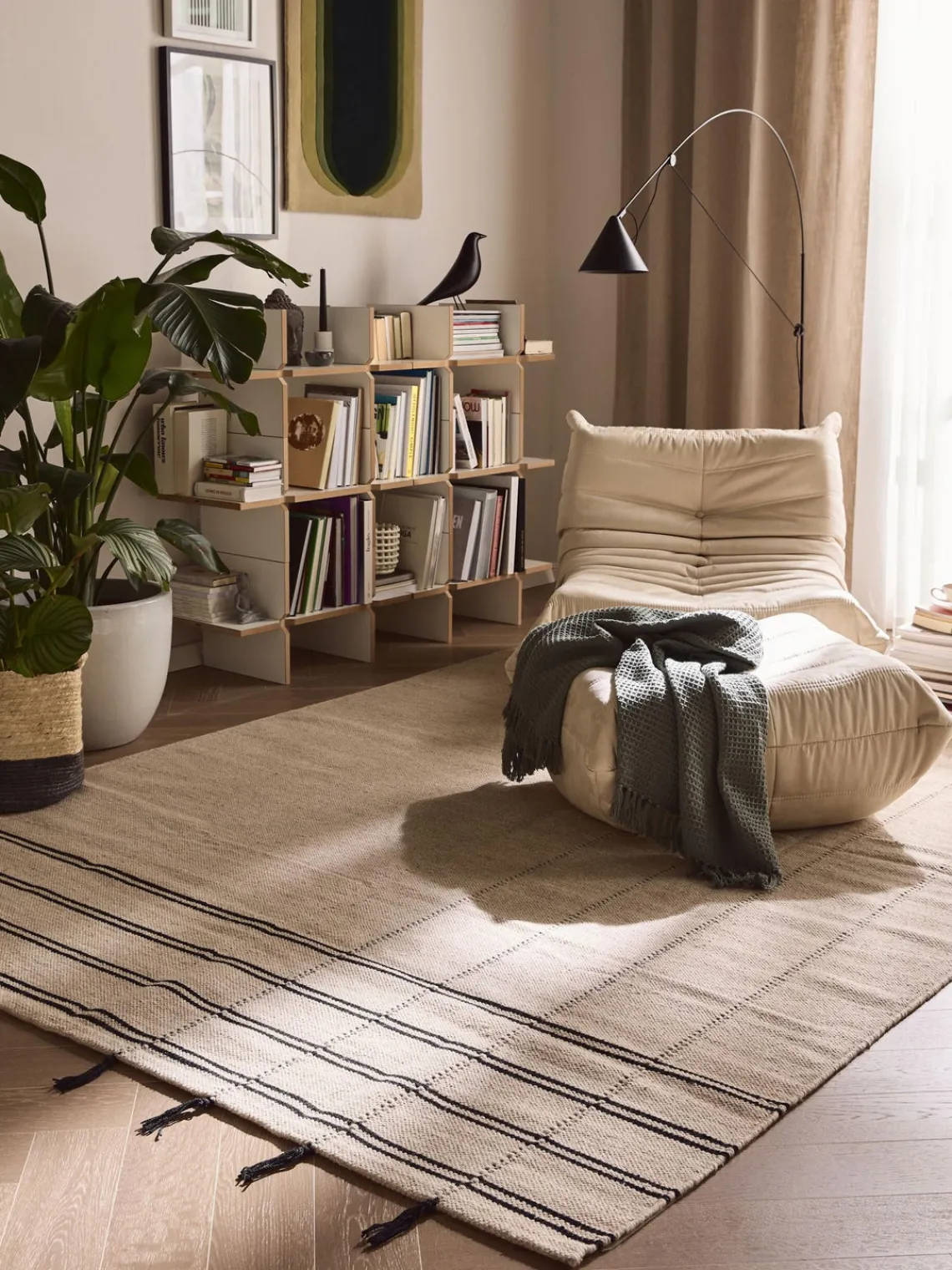 Rectangular|Alfombras Rectangulares>benuta Alfombra artesanal de lana Kambiz