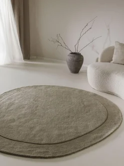 Discount Alfombra artesanal de lana con forma orgánica Shape Alfombras Rectangulares|Alfombras