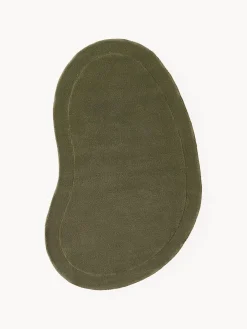 Best Alfombra artesanal de lana con forma orgánica Kadey Alfombras Rectangulares|Alfombras