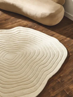 Alfombras Rectangulares|Alfombras>Westwing Collection Alfombra artesanal de lana de forma orgánica Niria