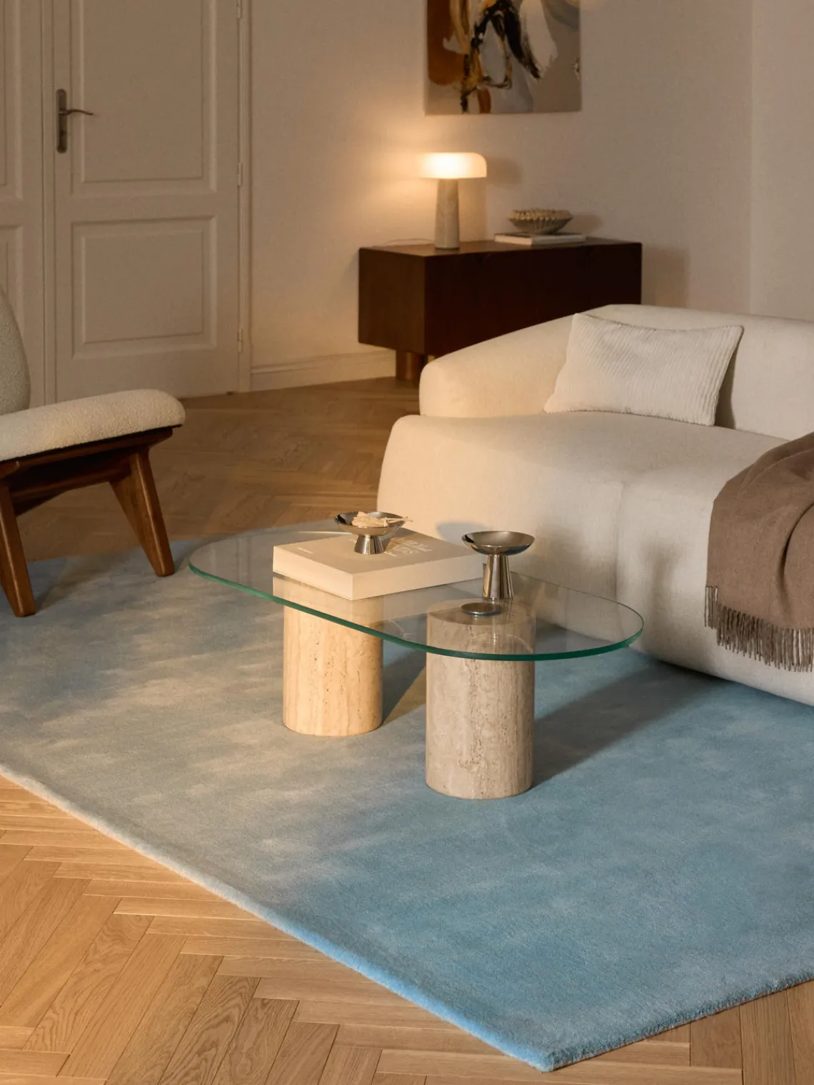 New Alfombra artesanal de lana Zayne Rectangular|Alfombras Rectangulares