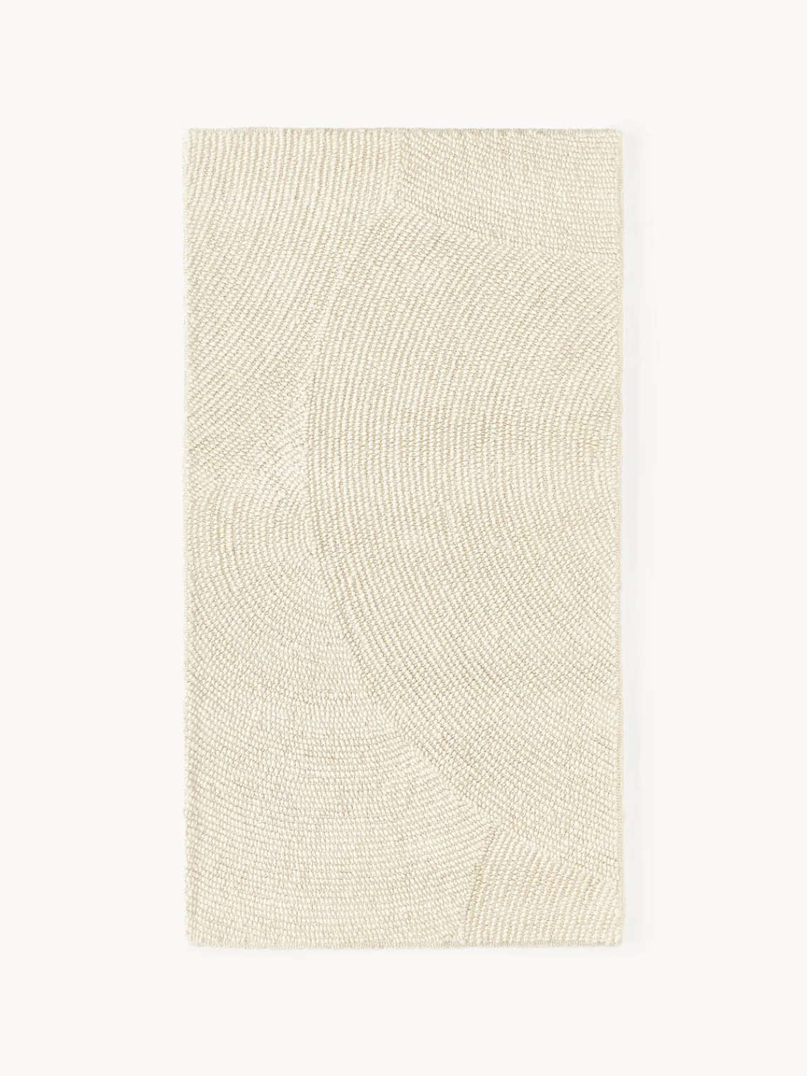 Rectangular|Alfombras Rectangulares>Westwing Collection Alfombra artesanal de lana Eleni Blanco Off White