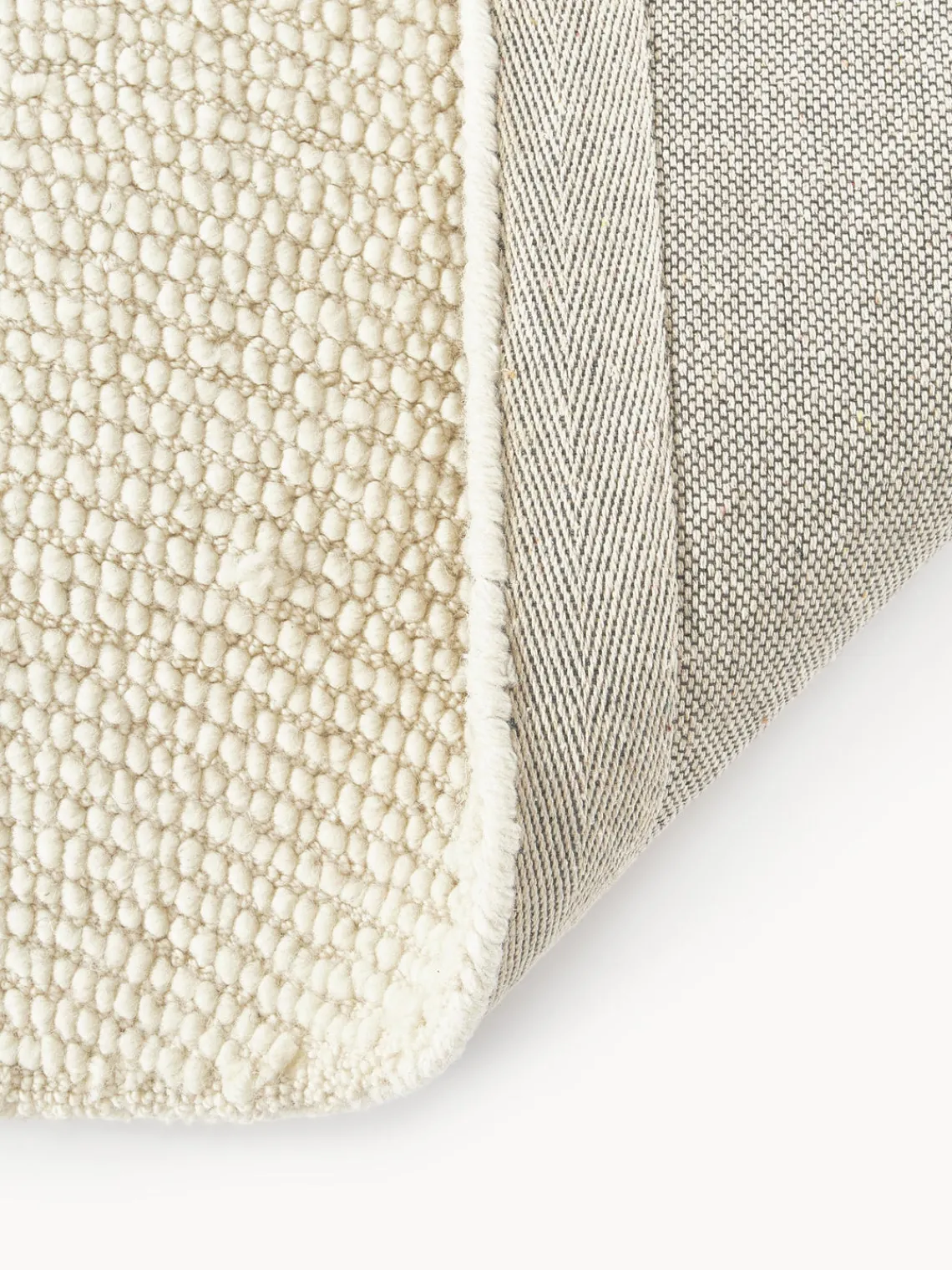 Rectangular|Alfombras Rectangulares>Westwing Collection Alfombra artesanal de lana Eleni Blanco Off White