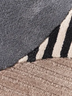 Rectangular|Alfombras Rectangulares></noscript>Westwing Collection Alfombra artesanal de lana texturizada Rosco