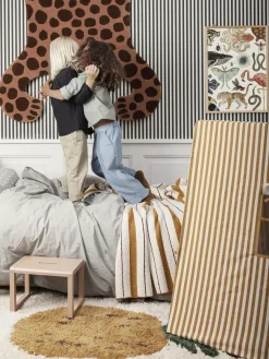 Decoración Infantil|Alfombras Infantiles>Ferm Living Kids Alfombra artesanal de lana Fruticana Motivo de piña