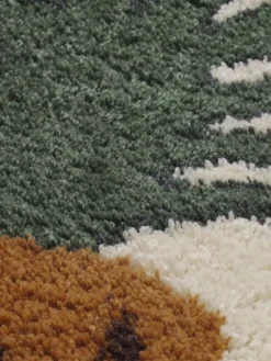 Decoración Infantil|Alfombras Infantiles></noscript>Ferm Living Kids Alfombra artesanal de lana Fruticana Motivo de piña