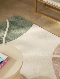 Discount Alfombra artesanal de lana con estampado abstracto Talitha Rectangular|Alfombras Rectangulares