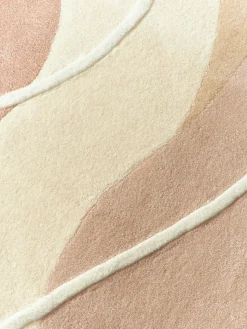 Discount Alfombra artesanal de lana con estampado abstracto Talitha Rectangular|Alfombras Rectangulares