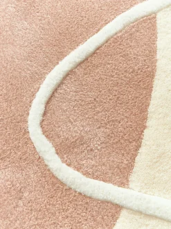 Discount Alfombra artesanal de lana con estampado abstracto Talitha Rectangular|Alfombras Rectangulares