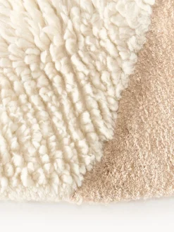 Sale Alfombra artesanal de lana texturizada Silas Alfombras Rectangulares|Alfombras