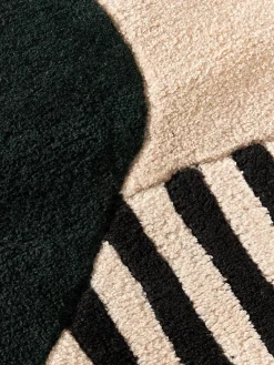 Sale Alfombra artesanal de lana texturizada Silas Alfombras Rectangulares|Alfombras