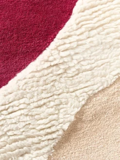 Sale Alfombra artesanal de lana texturizada Silas Alfombras Rectangulares|Alfombras