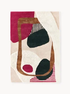 Rectangular|Alfombras Rectangulares>Westwing Collection Alfombra artesanal de lana texturizada Rosco