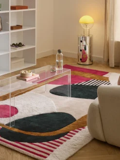 Rectangular|Alfombras Rectangulares>Westwing Collection Alfombra artesanal de lana texturizada Rosco