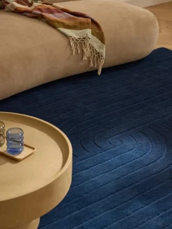 Hot Alfombra artesanal de lana Mason Rectangular|Alfombras Rectangulares