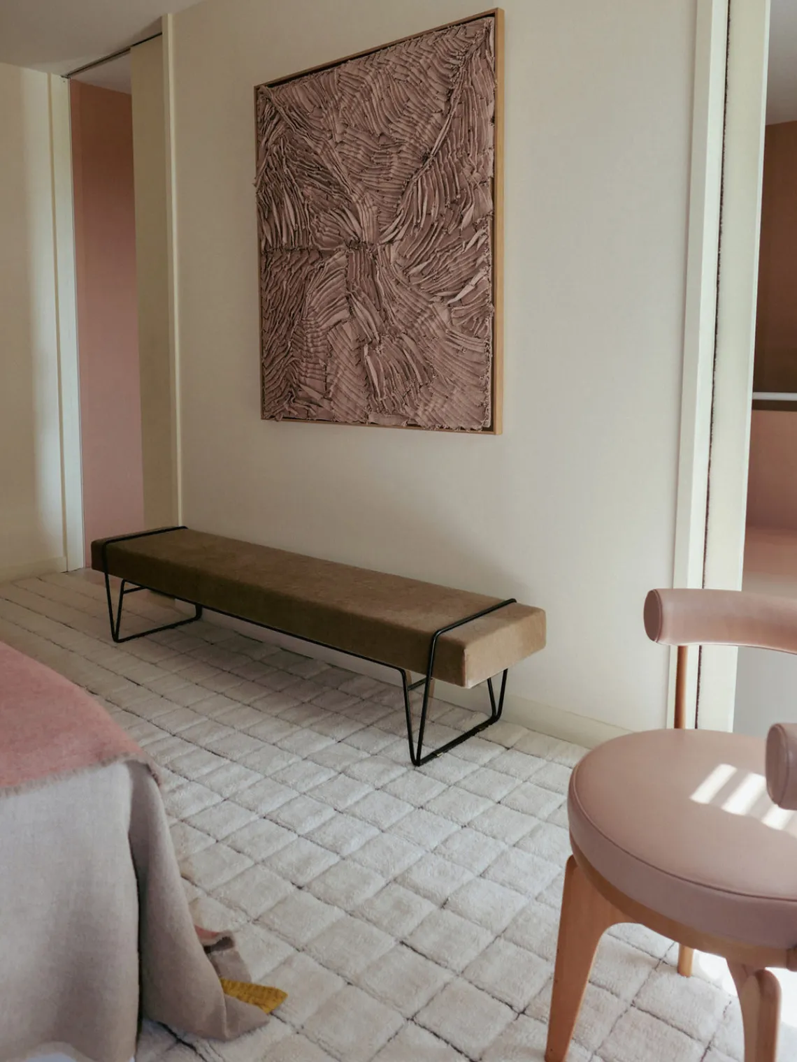 Rectangular|Alfombras Rectangulares>Lorena Canals Alfombra artesanal de lana Mosaic Blanco Off White, gris oscuro