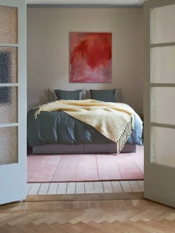 Sale Alfombra artesanal de lana de pelo corto Sicilian Stripe Rectangular|Alfombras Rectangulares