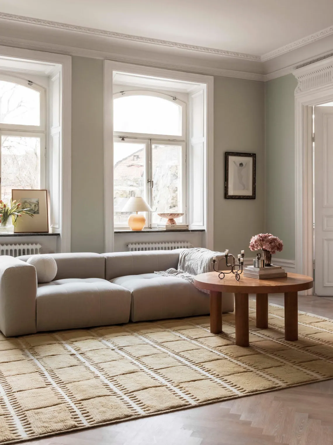 Sale Alfombra artesanal de lana Swedish Homage Rectangular|Alfombras Rectangulares